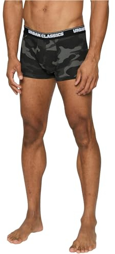 Urban Classics Lot De 2 Boxers Imprimé Camouflage Homme Lot de Boxers Camouflage M