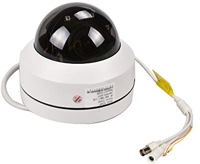 EVERSECU Mini PTZ Camera RS485 HD Analog 1080P 4X Zoom(2.8-12mm) 65ft IR Distance Outdoor High Speed Dome Camera IP66 Weatherproof Full Metal Vandalproof PTZ Camera