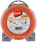 Makita E-01797 Mähfaden Four-Leaf 2,4 mm x 15 m, Trimmerfaden, Nylon, orange, geräuschreduziert, erhöhte Laufzeit, speziell für Akku-Rasentrimmer und Akku-Freischneider