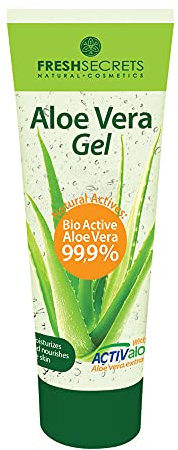 Fresh Secrets Aloe Vera Gel *99,9% Bio Aktiv Aloe Vera * 100ml ...