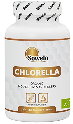 Sowelo Chlorella I Algen Kapseln I Organic Chlorella Tablets 500mg I Supplement 200 Tabletten