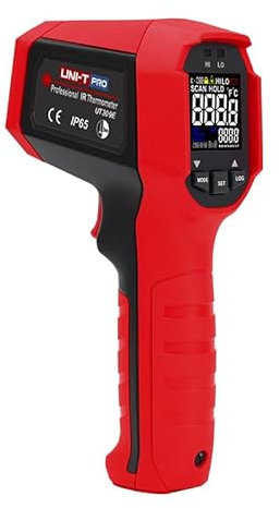 UNI-T Uni-trend Industrial Thermometer UT309A UT309C UT309E Professionelles IR Thermometer, berührungslos, Infrarot-Temperaturmesser, Temperaturmesser, Daten-Halterung (UT309E)