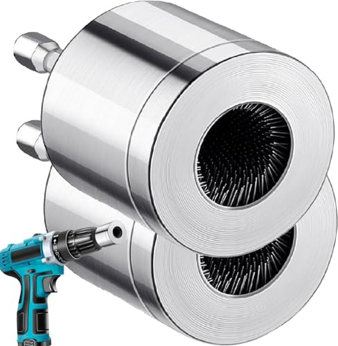 Kupferrohrreiniger Für Bohrmaschine - 1/2 Stück Kupferrohr Reinigungsbürste | 15/22mm Metall-Kupfer-Rohrreiniger | Reinigungswerkzeug Zum Reinigen Und Vorbereiten Von Kupferrohren Vor Dem Schweißen