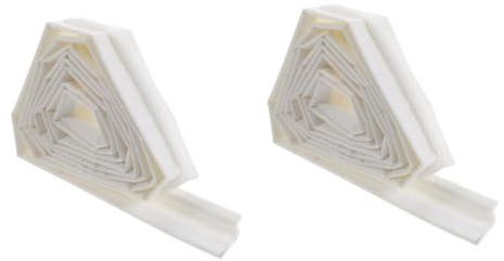 jojofuny 4 Pz Striscia Antivento Per Porte e Finestre Sigillare Per Fessure Striscia Meteorologica Guarnizione Della Finestra Guarnizione Isolante Della Porta Schiuma Poliuretanica