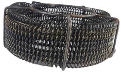 F Fityle Cable de Limpieza de Tuberías, Cable de Serpiente Limpiador de Tuberías, 0,63 X 40 Pulgadas, Cable de Barrena para Tuberías Obstruidas