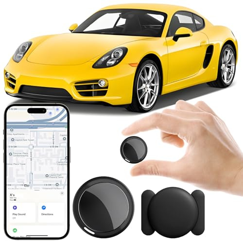 Mini GPS Tracker for Vehicles, Car Tracker Device Hidden for Vehicles, Car GPS Tracking Device for Vehicles,Hidden Tracking Device Real-Time No Subscription No Monthly Fee for Car,Trucks,Motorcycles