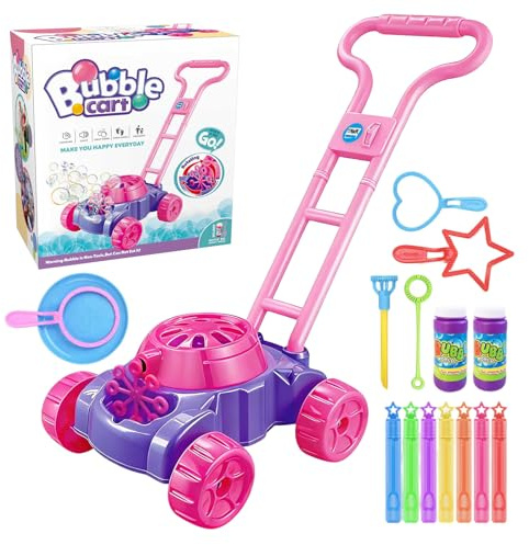 Bubble Mower,Summer Outdoor Backyard Game | Outdoor Bubble Toys - for Kids Children Boys Girls Christmas Birthday Holiday Festive