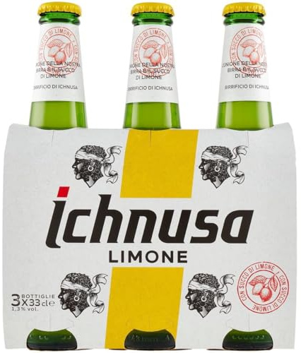 Birra Radler al Limone, Cassa da 24 Bottiglie da 33cl ICHNUSA