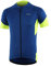 BERGRISAR Herren Fahrradtrikot Kurzarm Sommer Atmungsaktive Leicht Fahrradbekleidung BG650 Blau, Groß