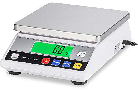 Bonvoisin Zählwaage 0.1g 7500g, Industrielle Präzisionswaage, Hochpräzise Digitale Analysenwaage, Tischwaage Schmuck Goldwaage mit CE-Zertifizierung Laborwaage Batteriebetriebene Waage (7.5Kg, 0.1g)