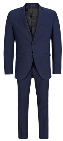 JACK & JONES Single Breasted Blazer And Tailored Trousers JPRSOLARIS Super Slim Fit Suit