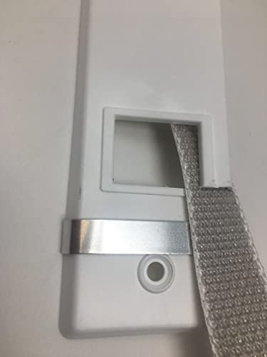 Rolladengurt Abdeckung Gurtwicklerblende OHNE Gurtausbau & Lochabstand 160 mm Weiß 1 Stück