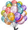 Luftballons 30. Geburtstag,15 Stück Metallic folienballon 30 helium ballons 30 jahre aus 100% Naturlatex,Klimaneutral, 32cm Ballon 30 zahlen für Kindergeburtstag und Mädchen Frauen Männer Jubiläum