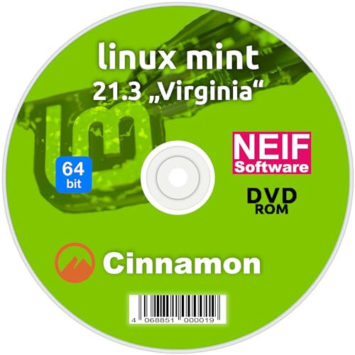 Linux Mint 21.3 Virginia Cinnamon auf DVD