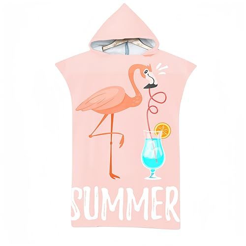 Proumhang Changement Peignoir de Bain Changing Towel, Serviette de Poncho de Surf avec Capuche Serviette de Bain à Capuche Adulte Serviette de Plage Adulte imprimé Taille Unique-Mode 8 75 x 110cm
