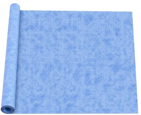 Waterproof Membrane, 1x10m Wall & Floor Decoupling Membrane, Vapour Barrier Underlayment Polyethylene Fabric Shower Waterproofing membranes Roll for Tile Flooring Shower Bathroom Steam Room Wet Areas