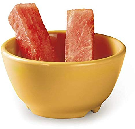 GET B-525-TY-EC Melamine Rimless Fruit / Dessert Bowl, 16 Ounce, Tropical Yellow (Set of 4)