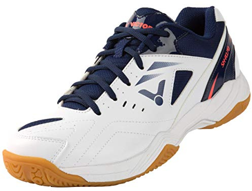 Victor unisex vuxna SH-A175 badmintonskor, vit/blå, 5,5 UK