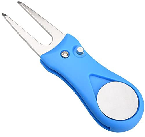 Froiny -Divot Repair Tool Switchblade Pitch Cleaner Pitchfork Golfmarker Drop Ship