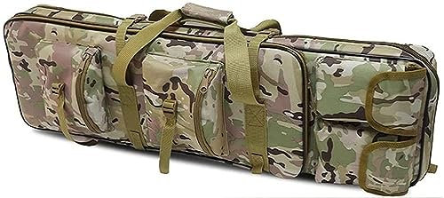Fotrsta Bolsa De Rifle, Estuche para Rifle Doble, Maletin Arma Larga, Bolsa Táctica para Armas, Estuche para Carabina, Estuche Blando para Rifle para Caza Pesca