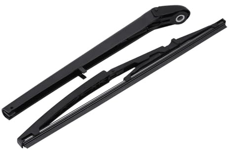 VOBOR Limpiaparabrisas Coche Trasero, Juego De Escobillas Y Brazo Del Limpiaparabrisas Trasero Para Fiat Panda Active/Dynamic/Eleganza 04-12