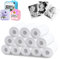 SENLINLIN Thermal Paper for Kids Instant Print Cameras, 12 Rolls 57x 25mm White Thermal Printer Paper, Zero Ink Photo Printer Paper for Most Kids Camera Instant Print/Mini Printer, BPA Free