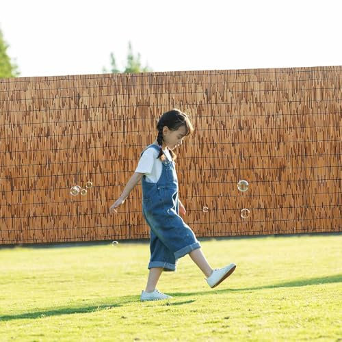 Naturale in Canna di Bamboo Arella in Bamboo Canniccio in bambù Naturale Stuoia di Bamboo for Recinzione Ombra for All'aperto Vecchio Recinto Patio Giardini Balconi Schermo Privacy Facile Tagliare