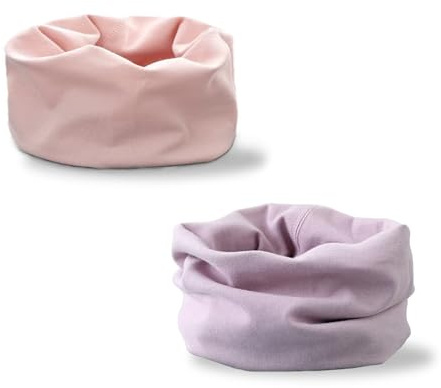 2 pezzi loop per bambini in cotone autunno inverno sciarpa bambino loop collo caldo ragazza e ragazzo, W22/L40