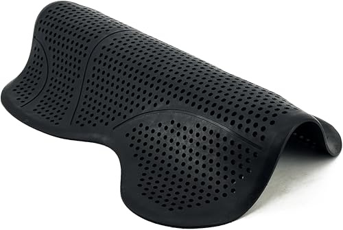 QMYBROW Silicone Gel Saddle Pad for Horses, Non Slip & Shock Absorbing Horse Saddle Pad, Black