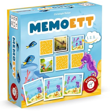 Piatnik 674990 – Memoett – djurfamilj sökta
