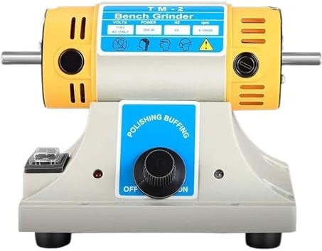 Smyckespoleringsmaskin Minibänkslip Ädelstenspolermaskin Slipning 200W Svarv Slipmaskin Poleringsmaskin Skapa Din Egen PäRla