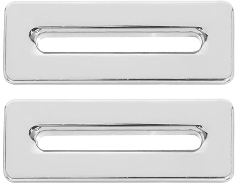 HOMOCONO Set da 2 Anelli di Troppopieno per Lavabo e Lavello Cucina, Copertura in Lega di Zinco, Inserto Piccolo Montaggio Facile, Progettati per Bagno e Cucina