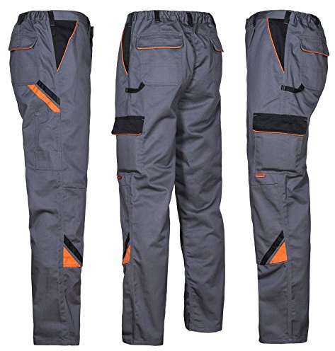 Artmas Artmas Herren Arbeitshose Hose Grau 54