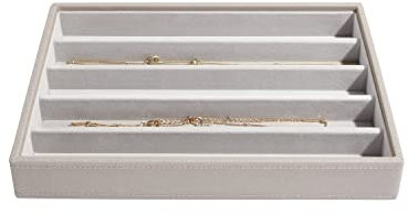 Stackers Taupe Classic Medium Jewellery Box Necklace Layer