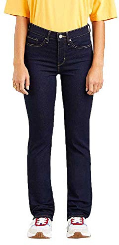 Levi's 314 Shaping Straight Vaqueros, Darkest Sky, 32W / 30L Mujer