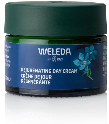 Weleda Face Care Rejuvenating Day Cream, 1.3 Fluid Ounces, Plant Rich Moisturizer with Blue Gentian and Edelweiss
