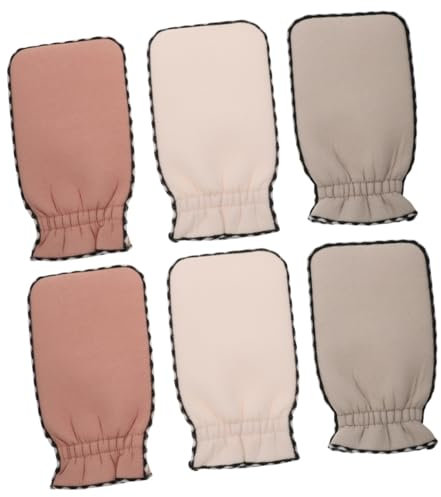 FRCOLOR Bad-Handschuh 6 Stk Peeling-handtuch Peeling-handschuh Bad Scheuergurt Wäscher Peeling- Schrubben e Für Die Körperwäsche Gesichtsbräune Badetuch Luffa Polyester Tief