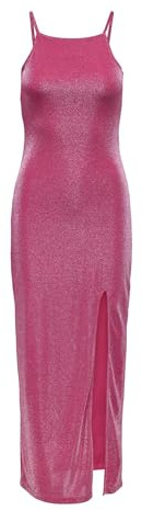 Only Onlcalla Robe à Paillettes pour Femme Taille S/L, Rose Clair, XL