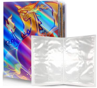 Raccoglitore di carte, Album per giochi di carte collezionabili, Album Carte Porta Carte Cartella Libro Card, 30 Pagine - Può Contenere Fino a 240 Carte(M3)