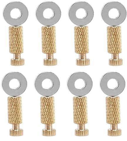 Ausi Lot de 8 aiguilles de positionnement pour couture à la main en cuir, outil de fixation pour couture, 6 à 12 mm