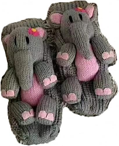 Chaussettes de plancher de ménage chaudes de chandail de tricot antidérapant pour des femmes