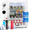 KLARSTEIN Beer Mini Fridge for Bedrooms, Home Bar, & Food - Glass Door, Table Top, 60L Capacity with Removable Shelves & Champagne Rack