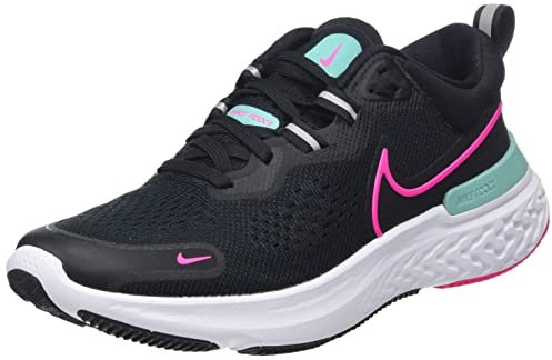 Nike Women's CW7136-004 Trainers, Black Pink Prime Washed Teal White, 6 UK