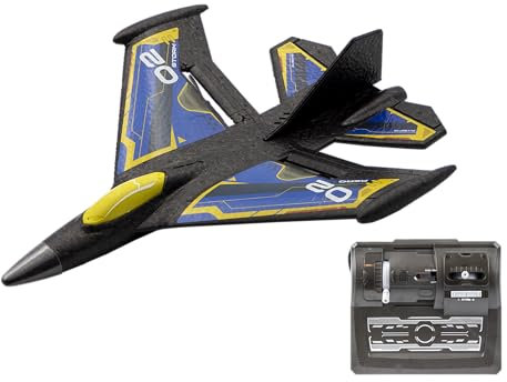 Silverlit FLYBOTIC - ferngesteuertes Sonic Evo-Flugzeug - blau - 31 cm, Stil