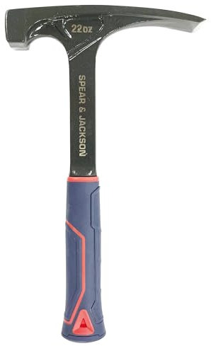 Spear & Jackson SJ-BSS22 Ziegelhammer aus massivem Stahl, 22 Unzen (623 g)