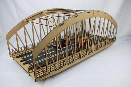 220084 Slotcar Puente para Carrera Scarlextric Madera