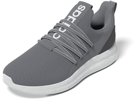 adidas Mens Lite Racer Adapt 7.0 Shoes, Grey/White/Grey, 13.5 UK