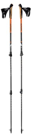 Gabel Bastones de marcha nórdica telescópicos Carbon XT 3S-100 F.L. Fabricado en Italia