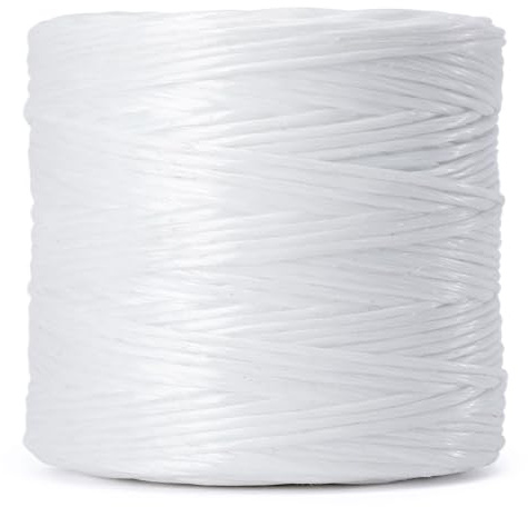 Polypropylen-Schnur 2 mm – stark und witterungsbeständig, für Garten, Landwirtschaft, Handwerk und Bau (weiß, 500 g)