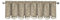 Elrene 26865901559 Mantovana per Finestra, Naturale, Valance